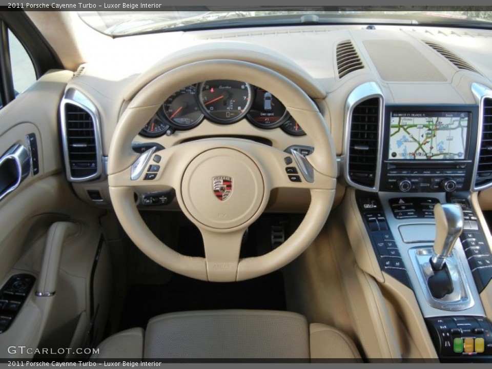 Luxor Beige Interior Dashboard for the 2011 Porsche Cayenne Turbo #59000086
