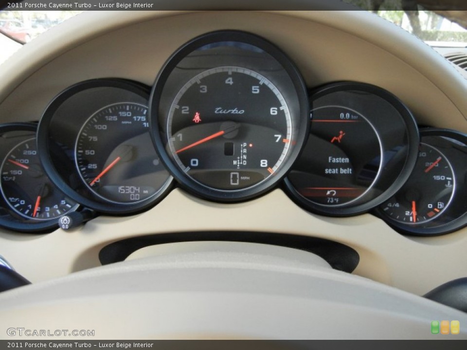 Luxor Beige Interior Gauges for the 2011 Porsche Cayenne Turbo #59000089