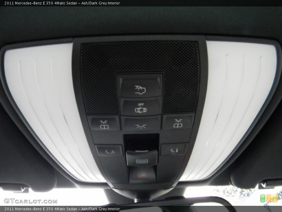 Ash/Dark Grey Interior Controls for the 2011 Mercedes-Benz E 350 4Matic Sedan #59002425