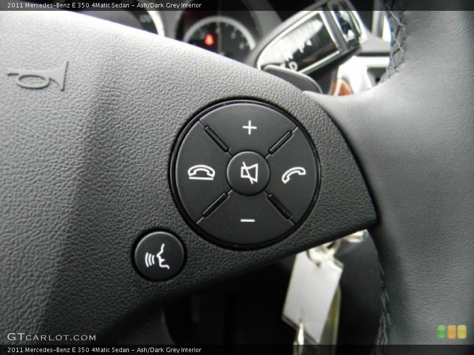 Ash/Dark Grey Interior Controls for the 2011 Mercedes-Benz E 350 4Matic Sedan #59002458