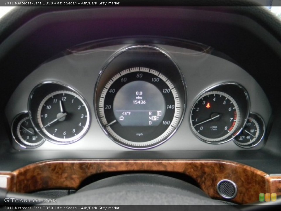 Ash/Dark Grey Interior Gauges for the 2011 Mercedes-Benz E 350 4Matic Sedan #59002470