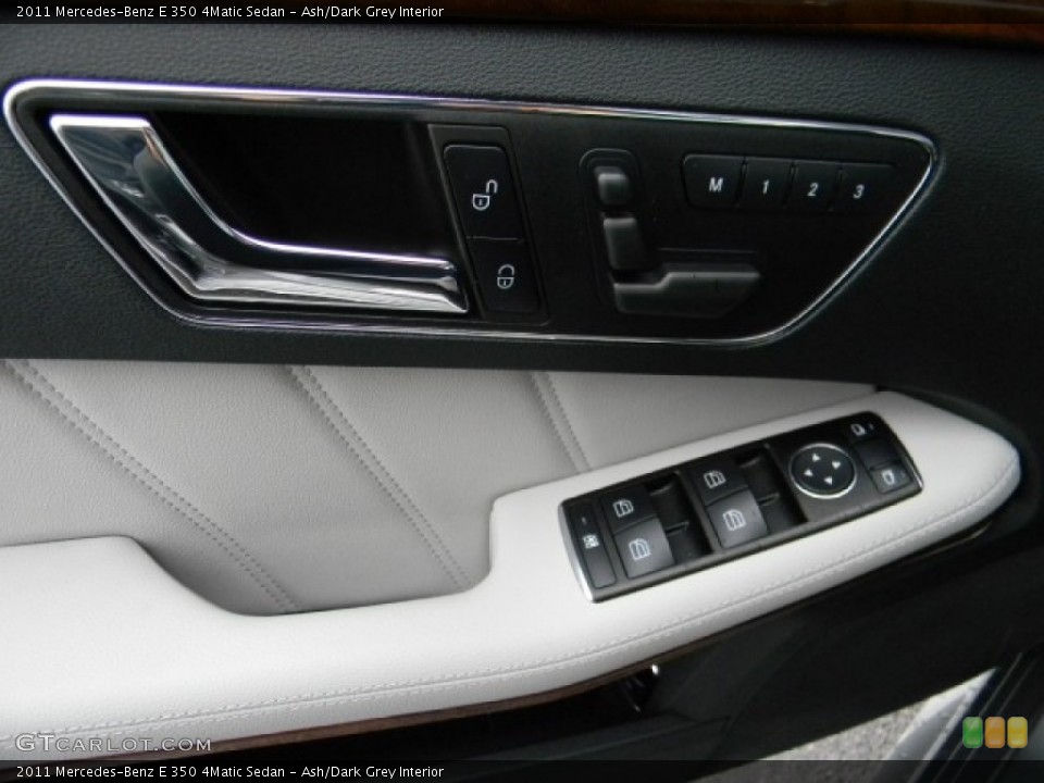 Ash/Dark Grey Interior Controls for the 2011 Mercedes-Benz E 350 4Matic Sedan #59002511