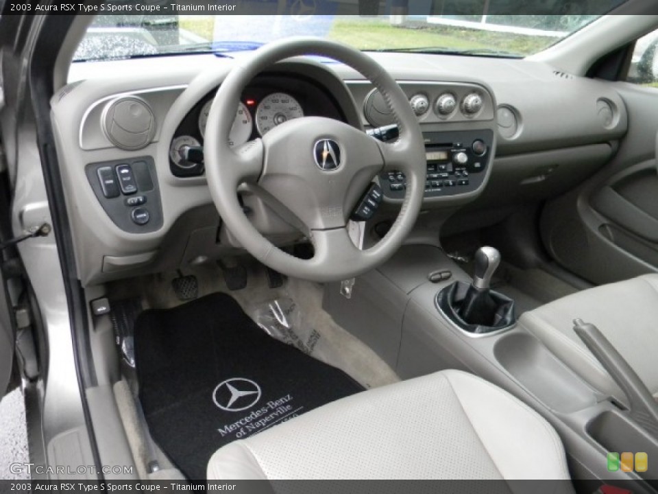Titanium Interior Photo for the 2003 Acura RSX Type S Sports Coupe #59002958