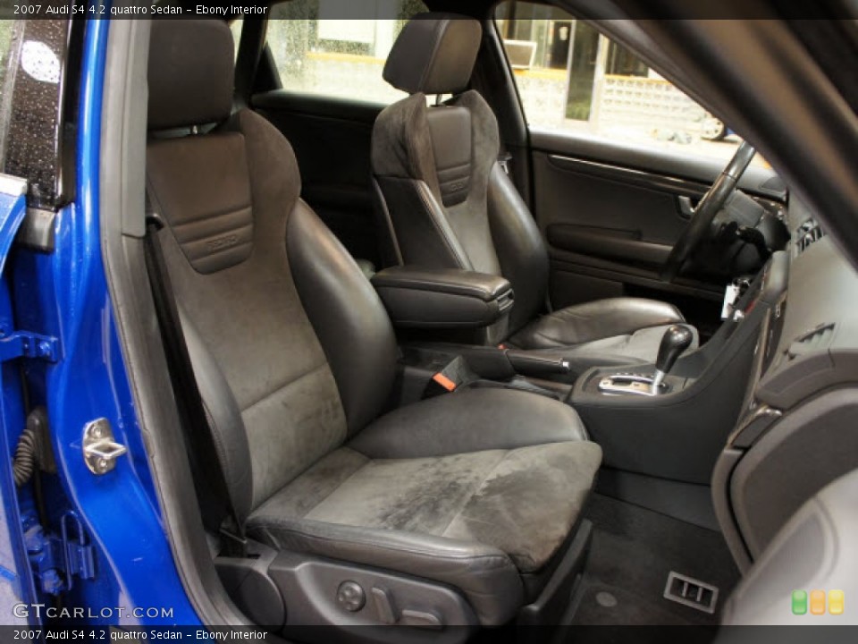 Ebony Interior Photo for the 2007 Audi S4 4.2 quattro Sedan #59003439