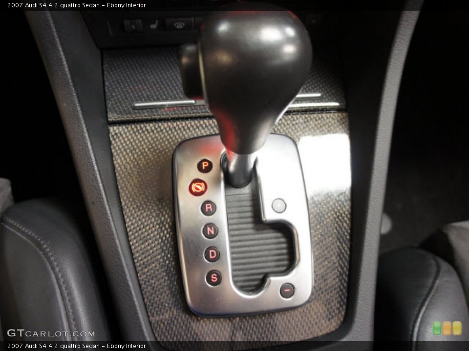 Ebony Interior Transmission for the 2007 Audi S4 4.2 quattro Sedan #59003490