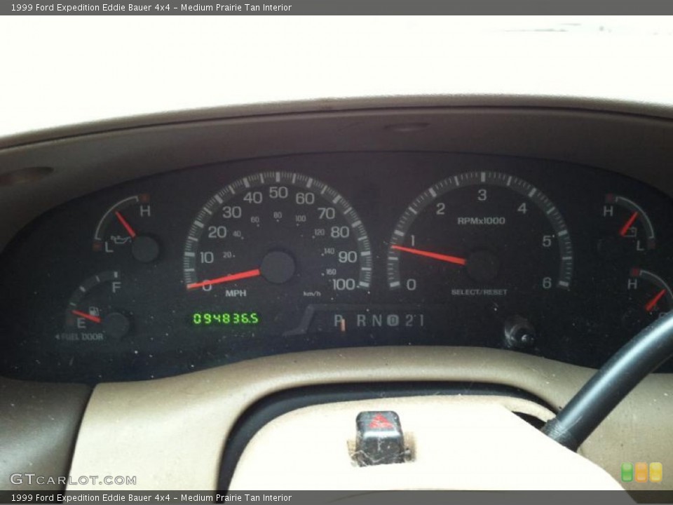 Medium Prairie Tan Interior Gauges for the 1999 Ford Expedition Eddie Bauer 4x4 #59003763