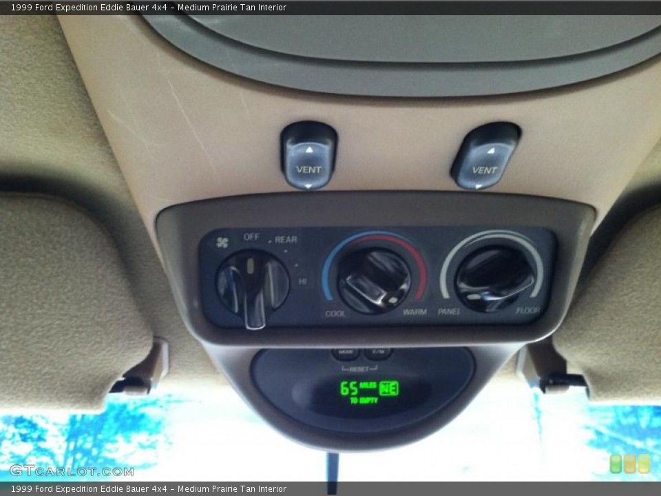 Medium Prairie Tan Interior Controls for the 1999 Ford Expedition Eddie Bauer 4x4 #59003793