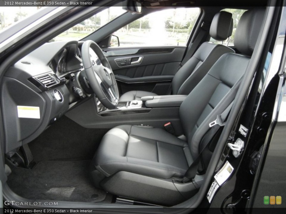 Black Interior Photo for the 2012 Mercedes-Benz E 350 Sedan #59004678