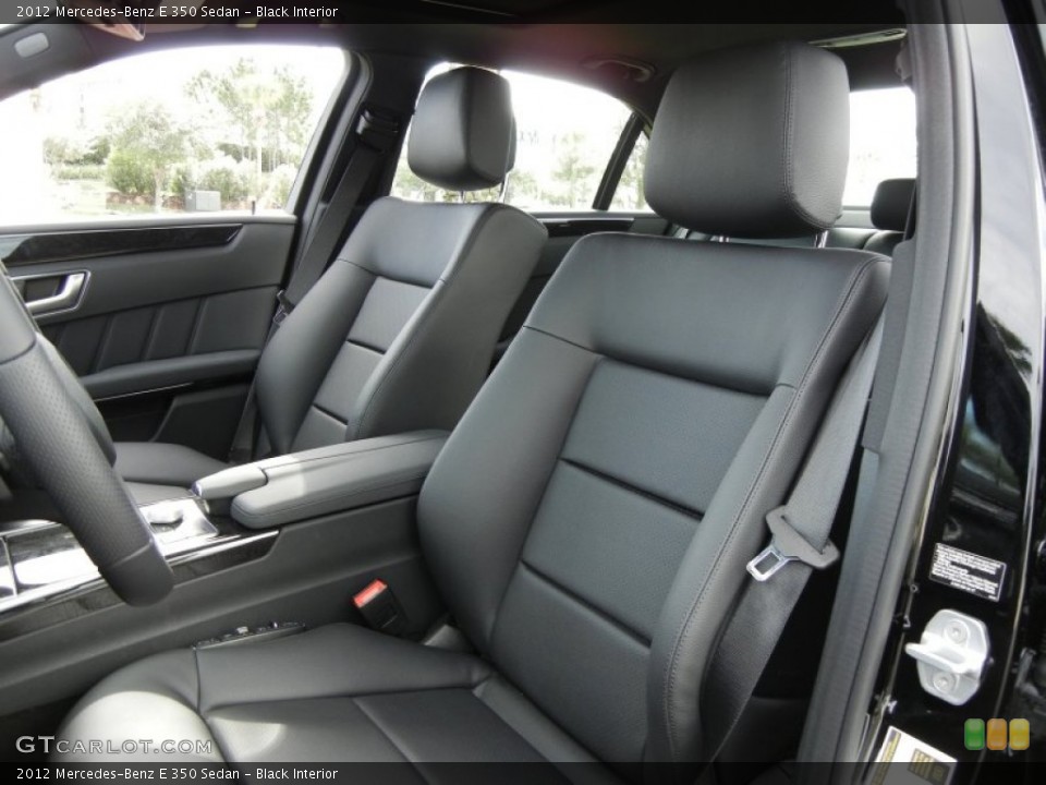 Black Interior Photo for the 2012 Mercedes-Benz E 350 Sedan #59004688