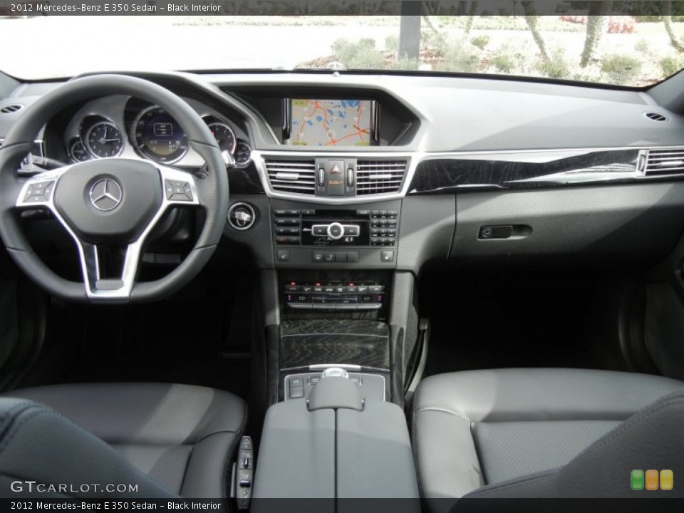 Black Interior Dashboard for the 2012 Mercedes-Benz E 350 Sedan #59004753