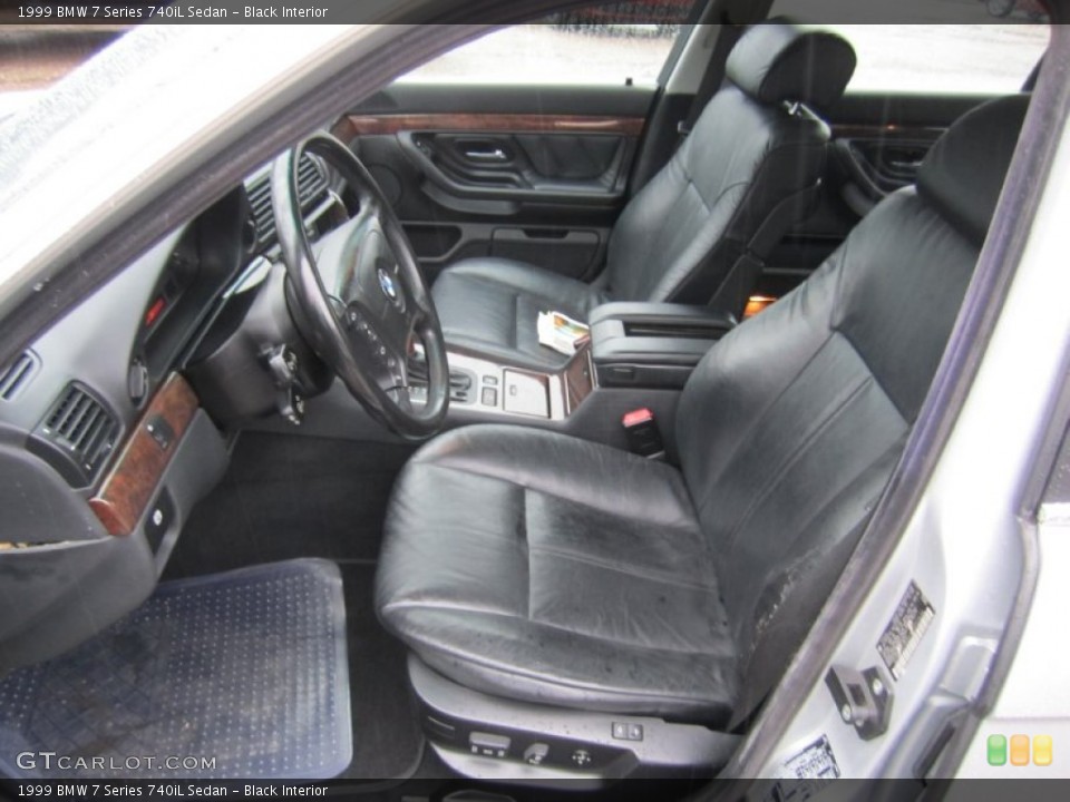 Black Interior Photo for the 1999 BMW 7 Series 740iL Sedan #59004804