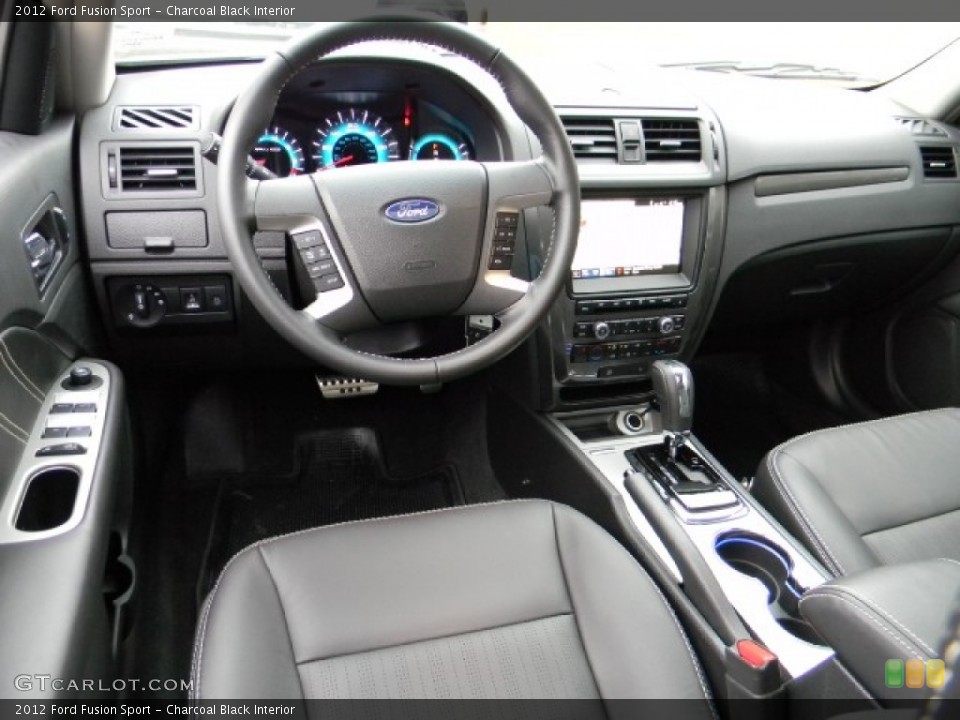 Charcoal Black Interior Photo for the 2012 Ford Fusion Sport #59005077