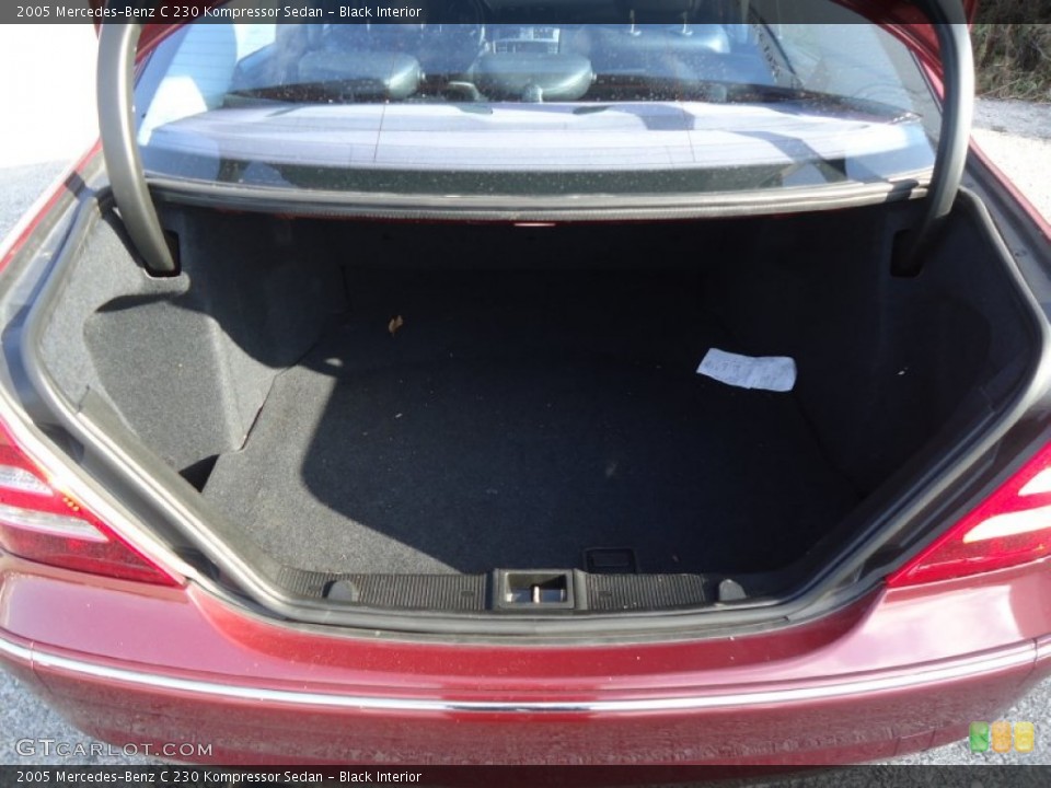 Black Interior Trunk for the 2005 Mercedes-Benz C 230 Kompressor Sedan #59006752