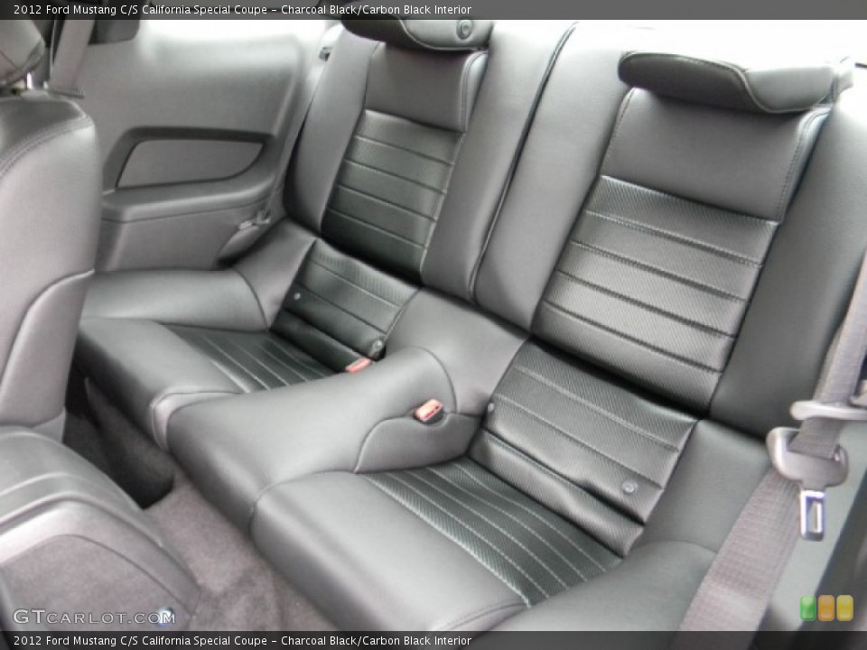 Charcoal Black/Carbon Black Interior Photo for the 2012 Ford Mustang C/S California Special Coupe #59008582