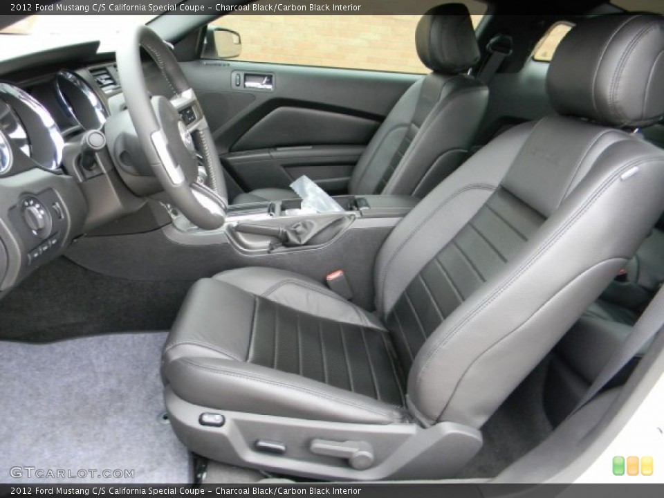 Charcoal Black/Carbon Black Interior Photo for the 2012 Ford Mustang C/S California Special Coupe #59008601