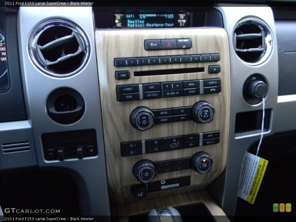 Black Interior Controls for the 2011 Ford F150 Lariat SuperCrew #59008937