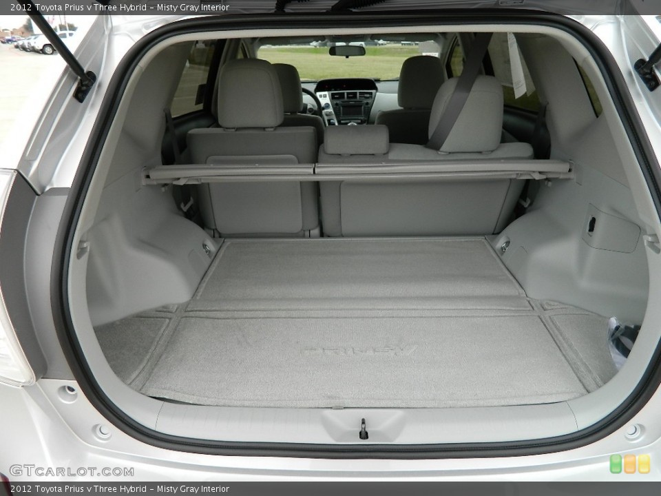 Misty Gray Interior Trunk for the 2012 Toyota Prius v Three Hybrid #59010794