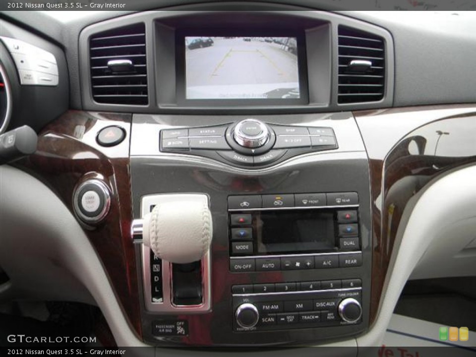 Gray Interior Controls for the 2012 Nissan Quest 3.5 SL #59011631