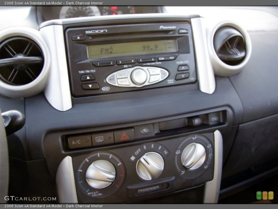 Dark Charcoal Interior Controls for the 2006 Scion xA  #59012699