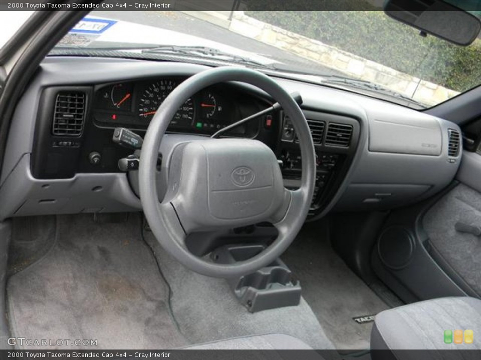 Gray Interior Dashboard for the 2000 Toyota Tacoma Extended Cab 4x4 #59012849
