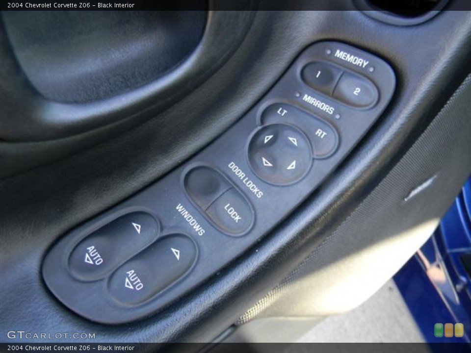 Black Interior Controls for the 2004 Chevrolet Corvette Z06 #59016083