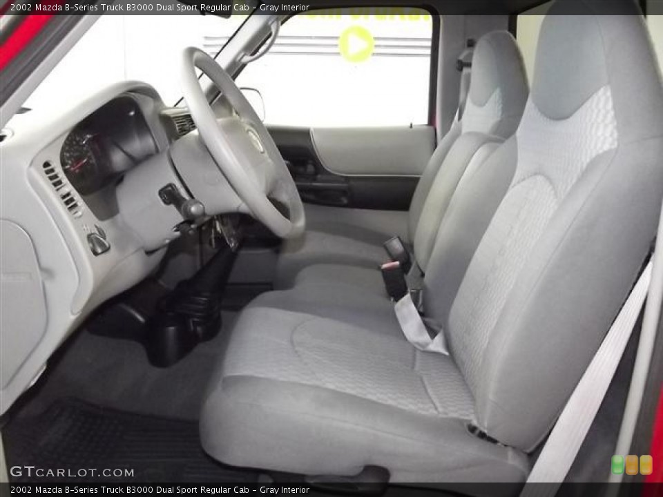 Gray Interior Photo for the 2002 Mazda B-Series Truck B3000 Dual Sport Regular Cab #59016230