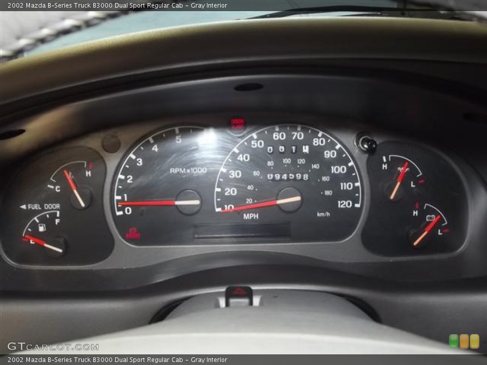 Gray Interior Gauges for the 2002 Mazda B-Series Truck B3000 Dual Sport Regular Cab #59016260