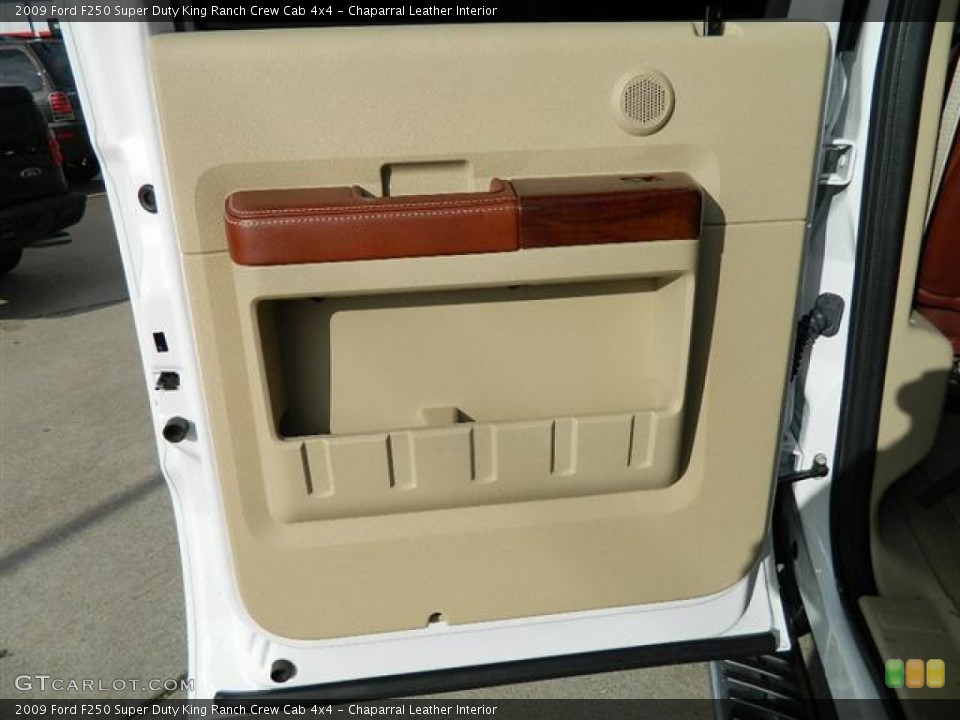 Chaparral Leather Interior Door Panel for the 2009 Ford F250 Super Duty King Ranch Crew Cab 4x4 #59017667