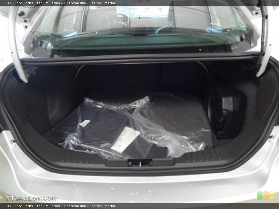 Charcoal Black Leather Interior Trunk for the 2012 Ford Focus Titanium Sedan #59017772