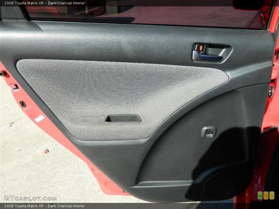 Dark Charcoal Interior Door Panel for the 2008 Toyota Matrix XR #59017829