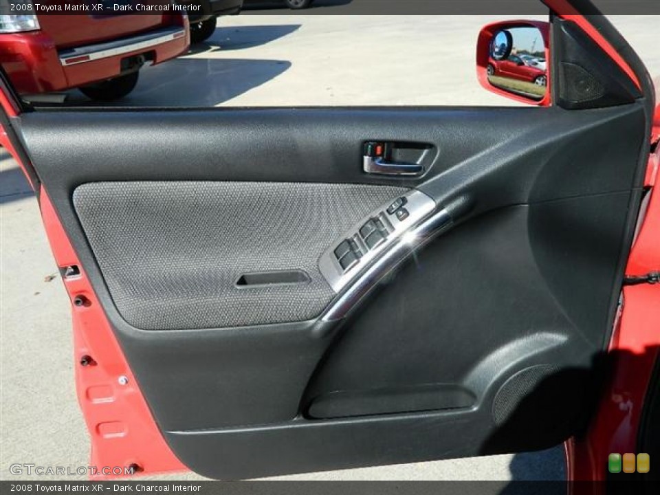 Dark Charcoal Interior Door Panel for the 2008 Toyota Matrix XR #59017862