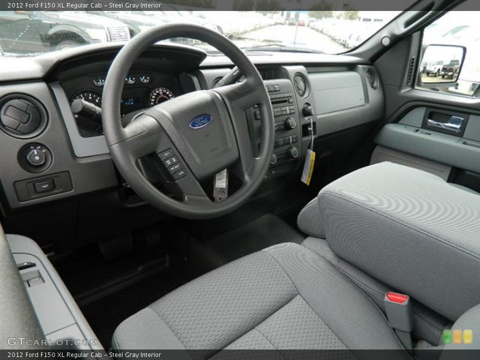 Steel Gray Interior Photo for the 2012 Ford F150 XL Regular Cab #59019797