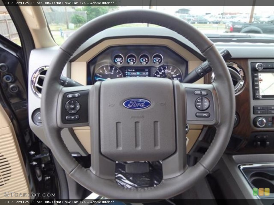 Adobe Interior Steering Wheel for the 2012 Ford F250 Super Duty Lariat Crew Cab 4x4 #59020730