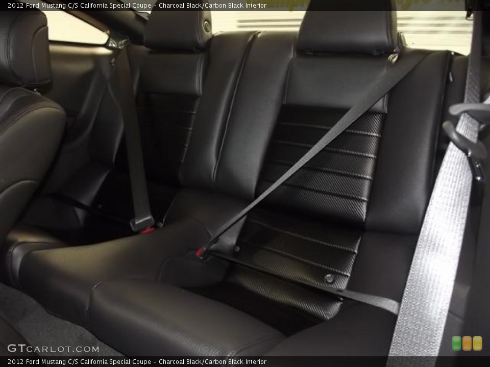 Charcoal Black/Carbon Black Interior Photo for the 2012 Ford Mustang C/S California Special Coupe #59021237