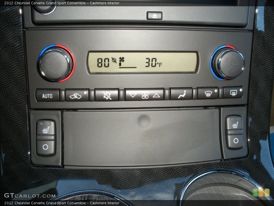 Cashmere Interior Controls for the 2012 Chevrolet Corvette Grand Sport Convertible #59023389
