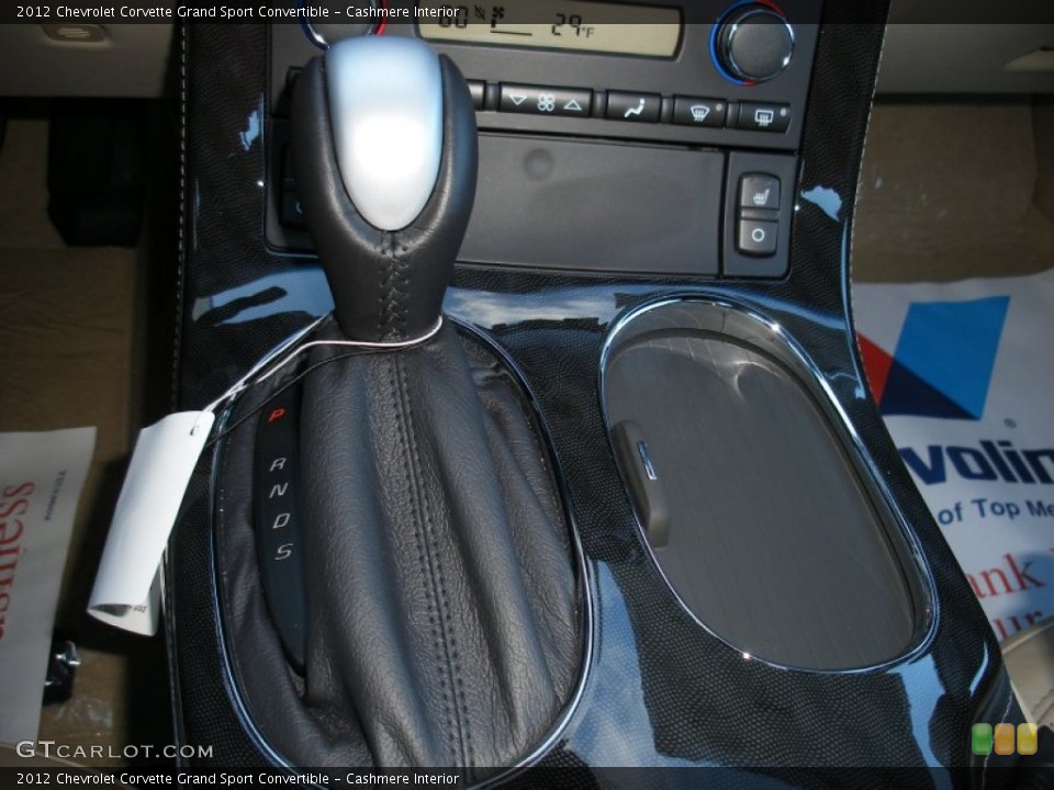 Cashmere Interior Transmission for the 2012 Chevrolet Corvette Grand Sport Convertible #59023402