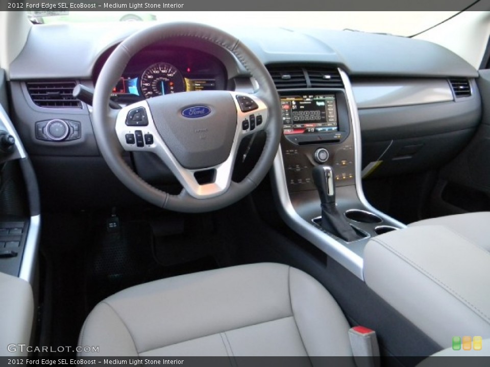 Medium Light Stone Interior Prime Interior for the 2012 Ford Edge SEL EcoBoost #59023752