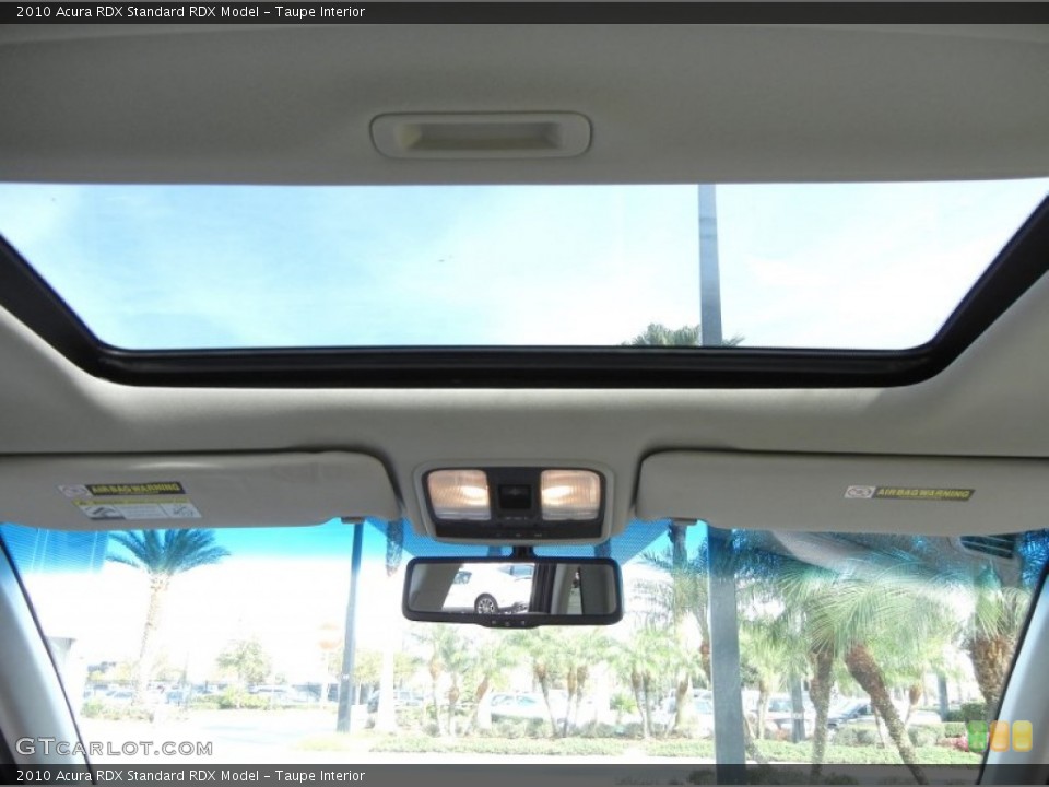 Taupe Interior Sunroof for the 2010 Acura RDX  #59024007