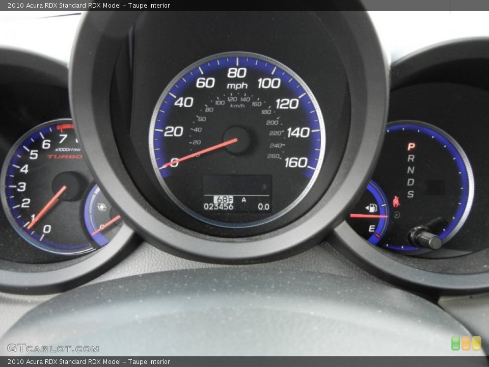 Taupe Interior Gauges for the 2010 Acura RDX  #59024037