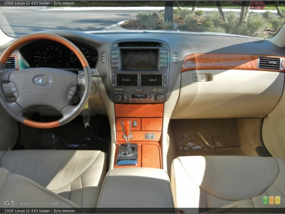 Ecru Interior Dashboard for the 2005 Lexus LS 430 Sedan #59025438