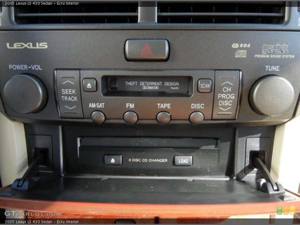 Ecru Interior Controls for the 2005 Lexus LS 430 Sedan #59025483