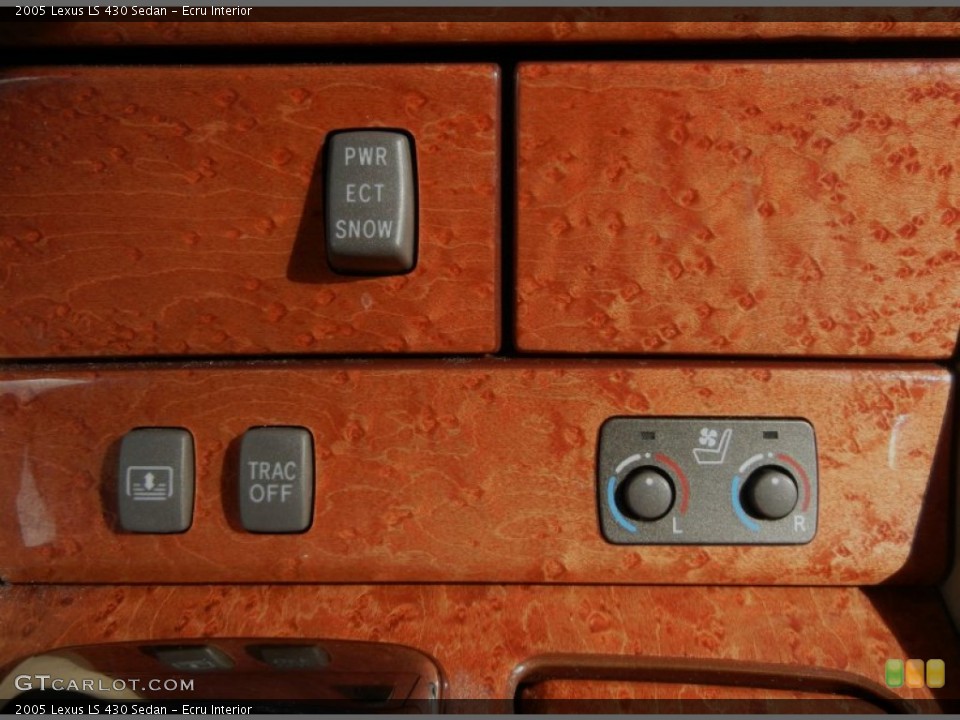 Ecru Interior Controls for the 2005 Lexus LS 430 Sedan #59025492