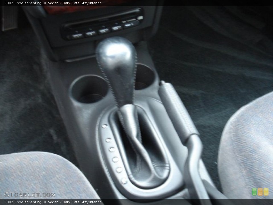 Dark Slate Gray Interior Transmission for the 2002 Chrysler Sebring LXi Sedan #59028046