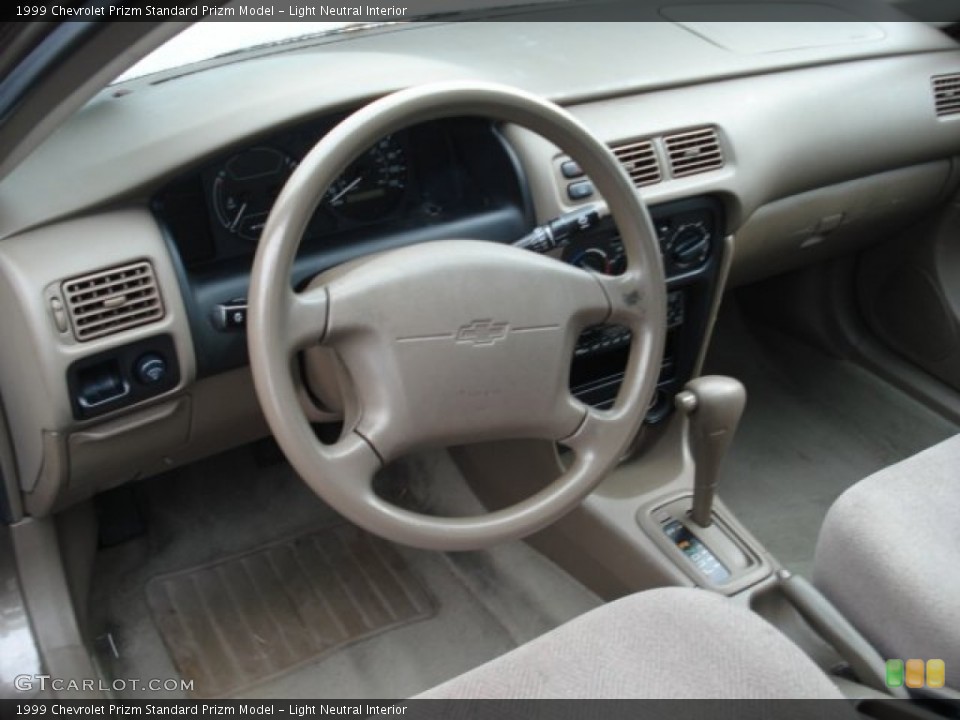 Light Neutral Interior Dashboard for the 1999 Chevrolet Prizm  #59028130