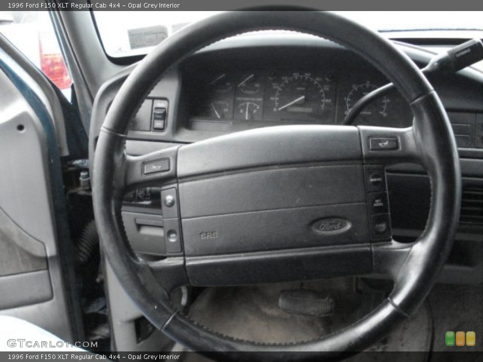 Opal Grey Interior Steering Wheel for the 1996 Ford F150 XLT Regular Cab 4x4 #59028613