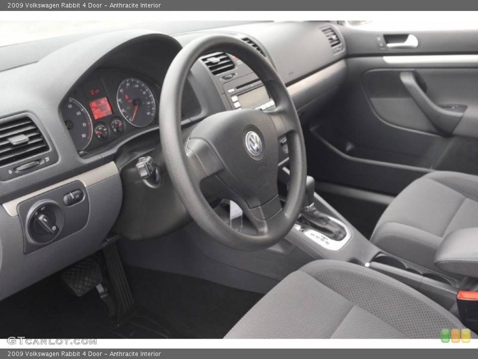 Anthracite Interior Photo for the 2009 Volkswagen Rabbit 4 Door #59030074