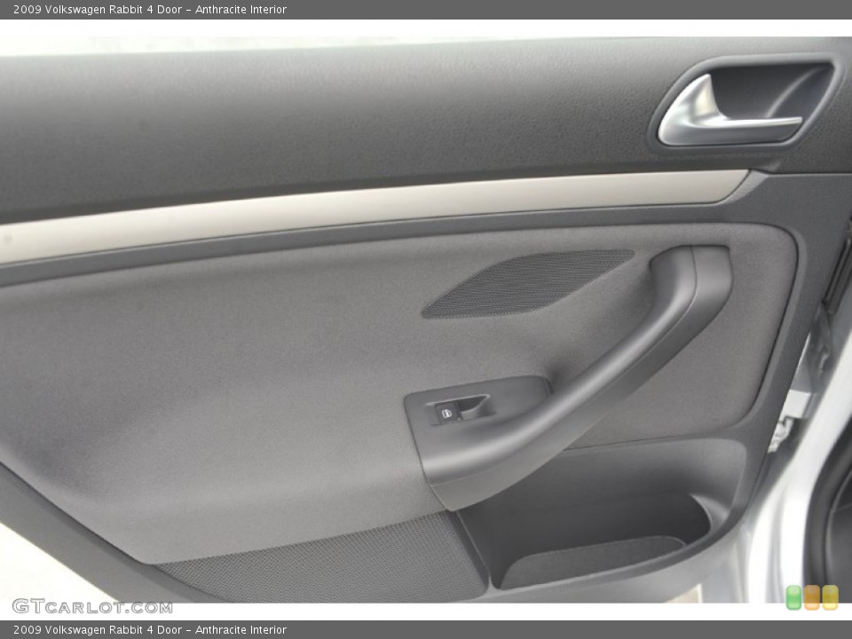 Anthracite Interior Door Panel for the 2009 Volkswagen Rabbit 4 Door #59030179