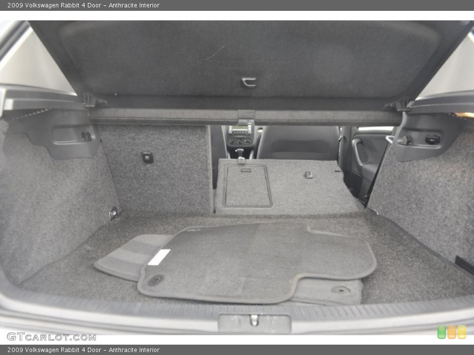 Anthracite Interior Trunk for the 2009 Volkswagen Rabbit 4 Door #59030257