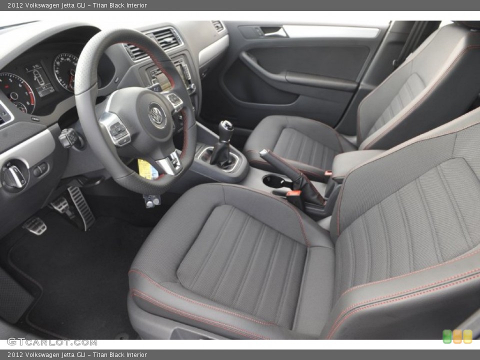 Titan Black Interior Photo for the 2012 Volkswagen Jetta GLI #59030614