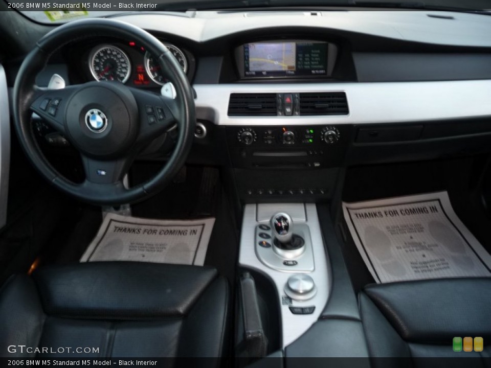 Black Interior Dashboard for the 2006 BMW M5  #59031910